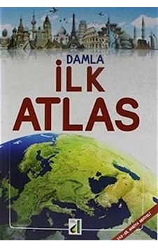 Damla İlk Atlas Yaz - Sil Harita Hediyeli- Damla Yayınevi