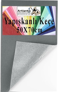Yapışkanlı Keçe 50x70 Cm 1 Adet 2.0 Mm Kendinden Yapışkanlı Renkli Hobi Keçesi Elişi Keçe Kumaşı Anasınıfı Kreş Etkinlik Gri Yapışkanlı Keçe 50x70 Cm 1 Adet 2.0 Mm Kendinden Yapışkanlı Renkli Hobi Keçesi Elişi Keçe Kumaşı Anasınıfı Kreş Etkinlik Gri