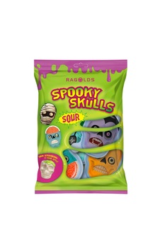 Ragolds Spooky Skulls Sour Jelly Sweets 72g