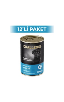 Challenge Somon Balıklı Yetişkin Köpek Konservesi 12 x 400 G Challenge Somon Balıklı Yetişkin Köpek Konservesi 12 x 400 G