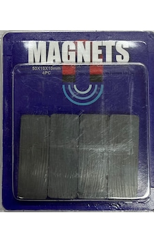 Miknatıs Magnets 4 Adet 50 18 10 Miknatıs Magnets 4 Adet 50 18 10