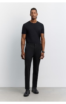 Avva Erkek Siyah Yanı Lastikli Viskon Karışımlı Slim Fit Pantolon A62y3053 Avva Erkek Siyah Yanı Lastikli Viskon Karışımlı Slim Fit Pantolon A62y3053
