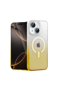 Apple İphone 14 Pummel Shiny Magsafe Kapak - Gold Apple İphone 14 Pummel Shiny Magsafe Kapak - Gold