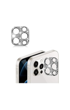 Ally Apple Uyumlu iPhone 12 Pro Max Diamond Taş İşlemeli Kamera Koruyucu Lens Siyah Ally Apple Uyumlu iPhone 12 Pro Max Diamond Taş İşlemeli Kamera Koruyucu Lens Siyah