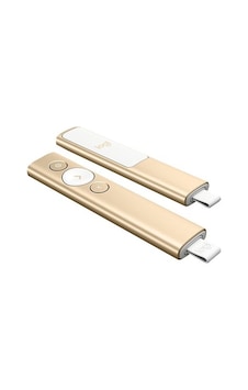 Altın Renk Sunum Kumandası, Usb Ve Bluetooth İle Kolay Kontrol Altın Renk Sunum Kumandası, Usb Ve Bluetooth İle Kolay Kontrol