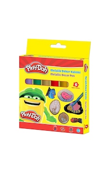 Play-Doh Metalik Dekor Kalemi 6 Renk 5 Mm