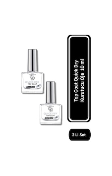 Top Coat Quick Dry Oje Kurutucu10 Ml 2 Li Set 0 Top Coat Quick Dry Oje Kurutucu10 Ml 2 Li Set 0