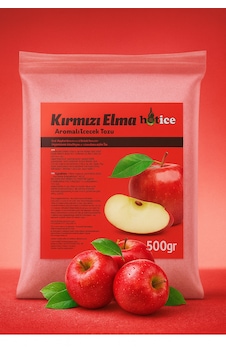 Hotıce Kırmızı Elma Aromalı İçecek Tozu 500 G Hotıce Kırmızı Elma Aromalı İçecek Tozu 500 G