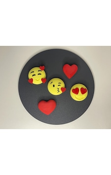 3d Baskı 5li Emoji Magnet Seti - Eğlenceli Buzdolabı Ve Pano Süsü 3d Baskı 5li Emoji Magnet Seti - Eğlenceli Buzdolabı Ve Pano Süsü