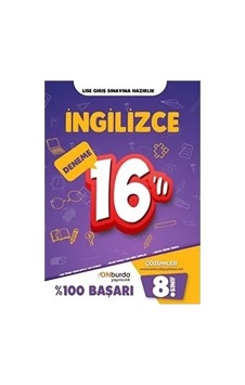 Onburda 8.sınıf İngilizce 16 Deneme Onburda 8.sınıf İngilizce 16 Deneme