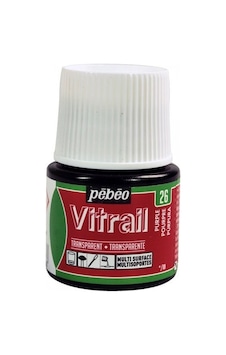Pebeo 050/26 Cam Boyası Vitrail 45 ML.şişe Transparan Pebeo 050/26 Cam Boyası Vitrail 45 ML.şişe Transparan
