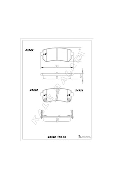 Arka Fren Balata Hyundaı Accent Era 1.4l G4ee 06-10 / İ30 1.4l 1.6l 08- / İx35 1.6l G4fd Gdi 11- Depomıx - 86 / K SPORTAGE Arka Fren Balata Hyundaı Accent Era 1.4l G4ee 06-10 / İ30 1.4l 1.6l 08- / İx35 1.6l G4fd Gdi 11- Depomıx - 86 / K SPORTAGE