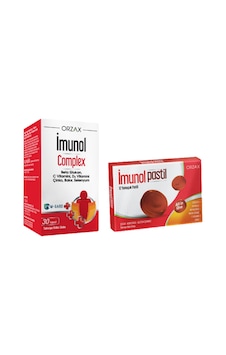 Orzax Imunol Complex 30 Kapsül + Imunol Pastil 12 Yumuşak Pastil Orzax Imunol Complex 30 Kapsül + Imunol Pastil 12 Yumuşak Pastil