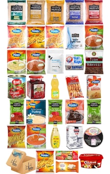 Blueden Kurban Kumanya Yardım Erzak Kolisi 34 Parça 9 Nolu Paket Blueden Kurban Kumanya Yardım Erzak Kolisi 34 Parça 9 Nolu Paket