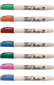 Artline Supreme Brush Marker Boyama Seti 7'li Artline Supreme Brush Marker Boyama Seti 7'li