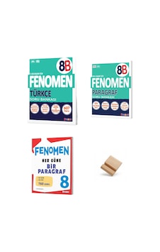 Fenomen Lgs 2027 B Serisi Türkçe Paragraf Ve Her Güne Bir Paragraf 3lü Set Soru Bankası + Telefon Standı Fenomen Lgs 2027 B Serisi Türkçe Paragraf Ve Her Güne Bir Paragraf 3lü Set Soru Bankası + Telefon Standı