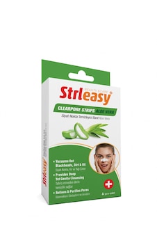 Strleasy Siyah Nokta Burun Temizleme Bant Aloe Vera 6'lı
