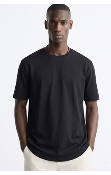 Barrels And Oıl Erkek Oval Kesim T-shirt - Siyah Siyah Barrels And Oıl Erkek Oval Kesim T-shirt - Siyah Siyah
