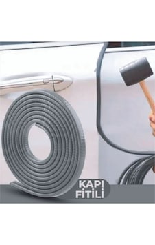 Oto Araç Kapı Koruma Fitili 5 Metre Gri Çarpma Çizilme Önleyici Fitil Oto Araç Kapı Koruma Fitili 5 Metre Gri Çarpma Çizilme Önleyici Fitil