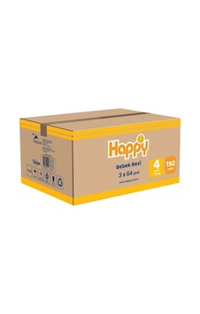 Happy Bebek Bezi 4 No Maxi 7-18kg 192 Li HAPPY.065 4 Numara Happy Bebek Bezi 4 No Maxi 7-18kg 192 Li HAPPY.065 4 Numara