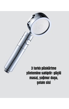 Tek 360 Ayarlanabilir Çok Fonksiyonlu Duş Başlığı Najmaddin Diğer Tek 360 Ayarlanabilir Çok Fonksiyonlu Duş Başlığı Najmaddin Diğer