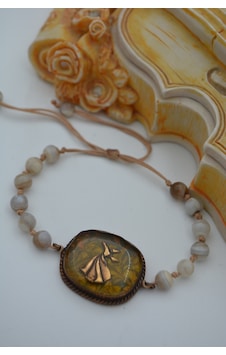 Stoneagejewellery Stoneage El Yapimi Bileklik N11.119972 Bronz Stoneagejewellery Stoneage El Yapimi Bileklik N11.119972 Bronz