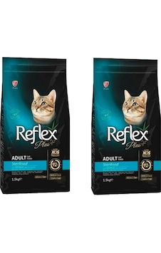 Reflex Somonlu Kısırlaştırılmış Yetişkin Kedi Maması 2 x 1500 G Reflex Somonlu Kısırlaştırılmış Yetişkin Kedi Maması 2 x 1500 G