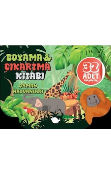 Orman Hayvanları - Boyama ve Çıkartma Kitabı - 32 Adet Çıkartma- Çikolata Yayınevi Orman Hayvanları - Boyama ve Çıkartma Kitabı - 32 Adet Çıkartma- Çikolata Yayınevi