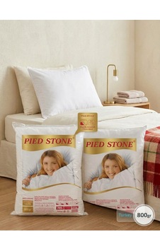 Pied Stone Lüks Silikonize Antialerjik Yastık Grubu 600gr / 800gr / 1000gr Seçekleriyle 800 Gram Pied Stone Lüks Silikonize Antialerjik Yastık Grubu 600gr / 800gr / 1000gr Seçekleriyle 800 Gram
