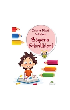 Zeka ve Dikkat Geliştiren Boyama Etkinlikleri- Bookalemun Yayınları