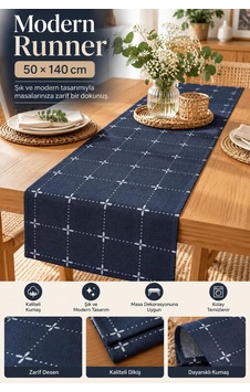 Slc Home 50 X 140 Cm Runner , Masa Örtüsü , Şık Tasarım Çok Renkli Lacivert - 940738266 Lacivert Slc Home 50 X 140 Cm Runner , Masa Örtüsü , Şık Tasarım Çok Renkli Lacivert - 940738266 Lacivert