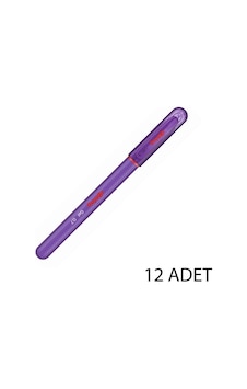 Rotring Jel Mürekkepli Tükenmez Kalem Mor 12'li