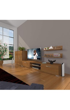 Decoraktiv Eko On Slm Dvd Tv Ünitesi Tv Sehpası Ceviz Decoraktiv Eko On Slm Dvd Tv Ünitesi Tv Sehpası Ceviz