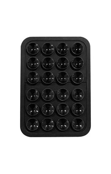 Vantuzlu Silikon Telefon Tutucu Siyah Siyah