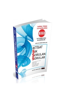 KPSS ve Kurum Sınavları İktisat Sık Sorulan Sorular 2017 - Savaş Yayınevi