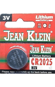 Jean Klein CR2025 Lityum Kartela Düğme Pil Jean Klein CR2025 Lityum Kartela Düğme Pil