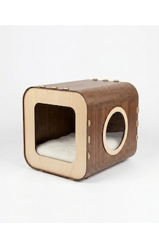 Bezos Özel Tasarım Fusion Mdf Kedi Evi Hb006 Bezos Özel Tasarım Fusion Mdf Kedi Evi Hb006