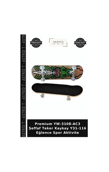 Premium Yw-3108-ac3 Şeffaf Teker Kaykay Y31-116 Eğlence Spor Aktivite Premium Yw-3108-ac3 Şeffaf Teker Kaykay Y31-116 Eğlence Spor Aktivite