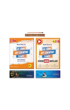 Rüştü Hoca İle 65 Günde Ayt Edebiyat Video Kamp Ders Notları Ve Soru Bankası - 2 Kitap