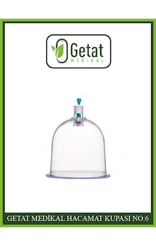 Getat Hacamat Kupası No:6 - 50 Adet Getat Hacamat Kupası No:6 - 50 Adet