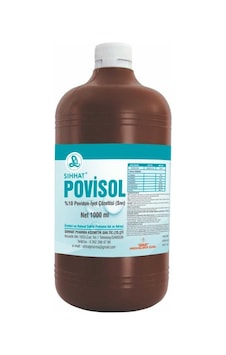 Sıhhat Pharma Povisol %10 Povidon İyot Çözeltisi 1 L Sıhhat Pharma Povisol %10 Povidon İyot Çözeltisi 1 L