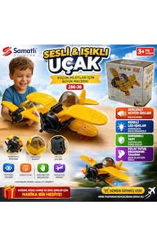 Sesli Ve Işıklı Uçak Led Işıklı Gerçekçi Ses Efektli Eğitici Oyuncak Uçak Sesli Ve Işıklı Uçak Led Işıklı Gerçekçi Ses Efektli Eğitici Oyuncak Uçak
