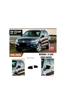 Volkswagen Tiguan (2008 - 2015) Batman Yarasa Ayna Kapağı (parlak S