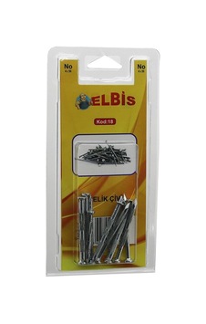 Elbis-18 Çelik Çivi 4x50 Mm- 12'li Paket