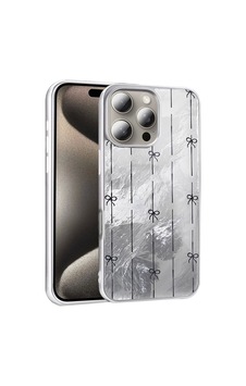 Apple Uyumlu iPhone 16 Pro Max Kılıf Desenli Zore Mep Kapak Küçük Fiyonk Apple Uyumlu iPhone 16 Pro Max Kılıf Desenli Zore Mep Kapak Küçük Fiyonk