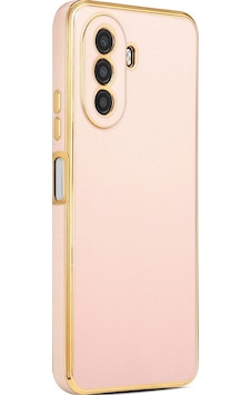 Huawei Nova Y70 Kılıf Zore Bark Kapak Rose Gold Huawei Nova Y70 Kılıf Zore Bark Kapak Rose Gold