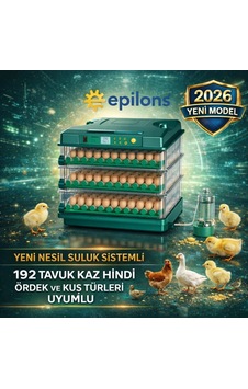 Fx192 Model Tam Otomatik Kuluçka Makinesi - Tüm Kanatlı Hayvanlara Yeni Nesil Su Hazneli Süngerli Sistem Fx192 Model Tam Otomatik Kuluçka Makinesi - Tüm Kanatlı Hayvanlara Yeni Nesil Su Hazneli Süngerli Sistem