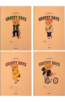 Deli Groovy Days Notebook A4 Çizgili Fb540 Deli Groovy Days Notebook A4 Çizgili Fb540
