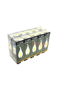 10 Adet Cata 4w Led Filament Kıvrık Buji Ampul Ct-4062 Gün- Işık