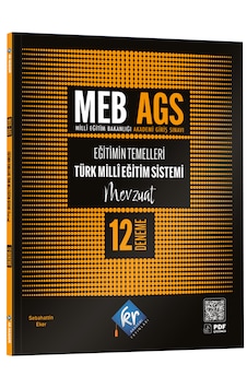Meb-ags Eğitimin Temelleri Mevzuatı 12 Deneme Kr Akademi
